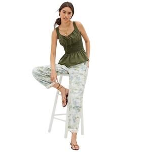 Anthropologie Pilcro Women's Pants Size 27 in Lily Pad Roamer High Waist